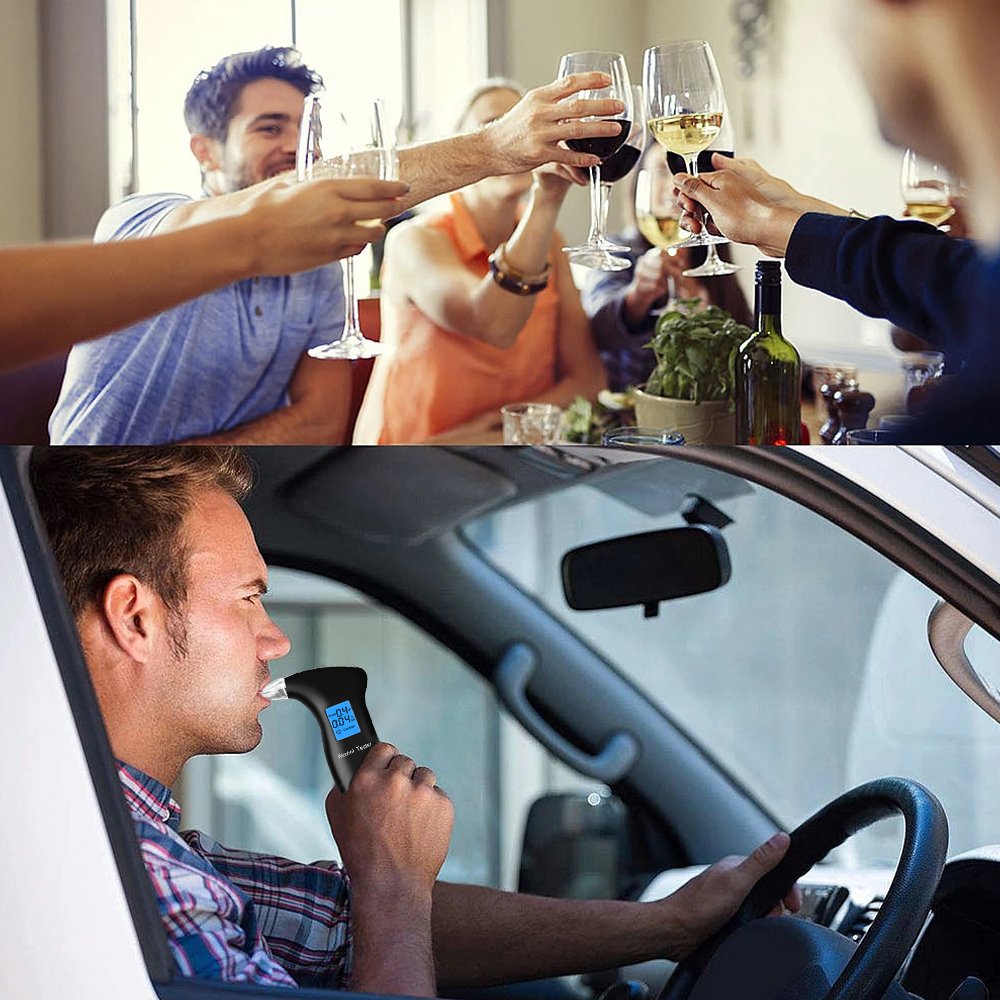 Hot Sale High Quality Direct Sales Digital Portable Professional Breathalyzer Breath Digital Alcohol Tester for Driver
