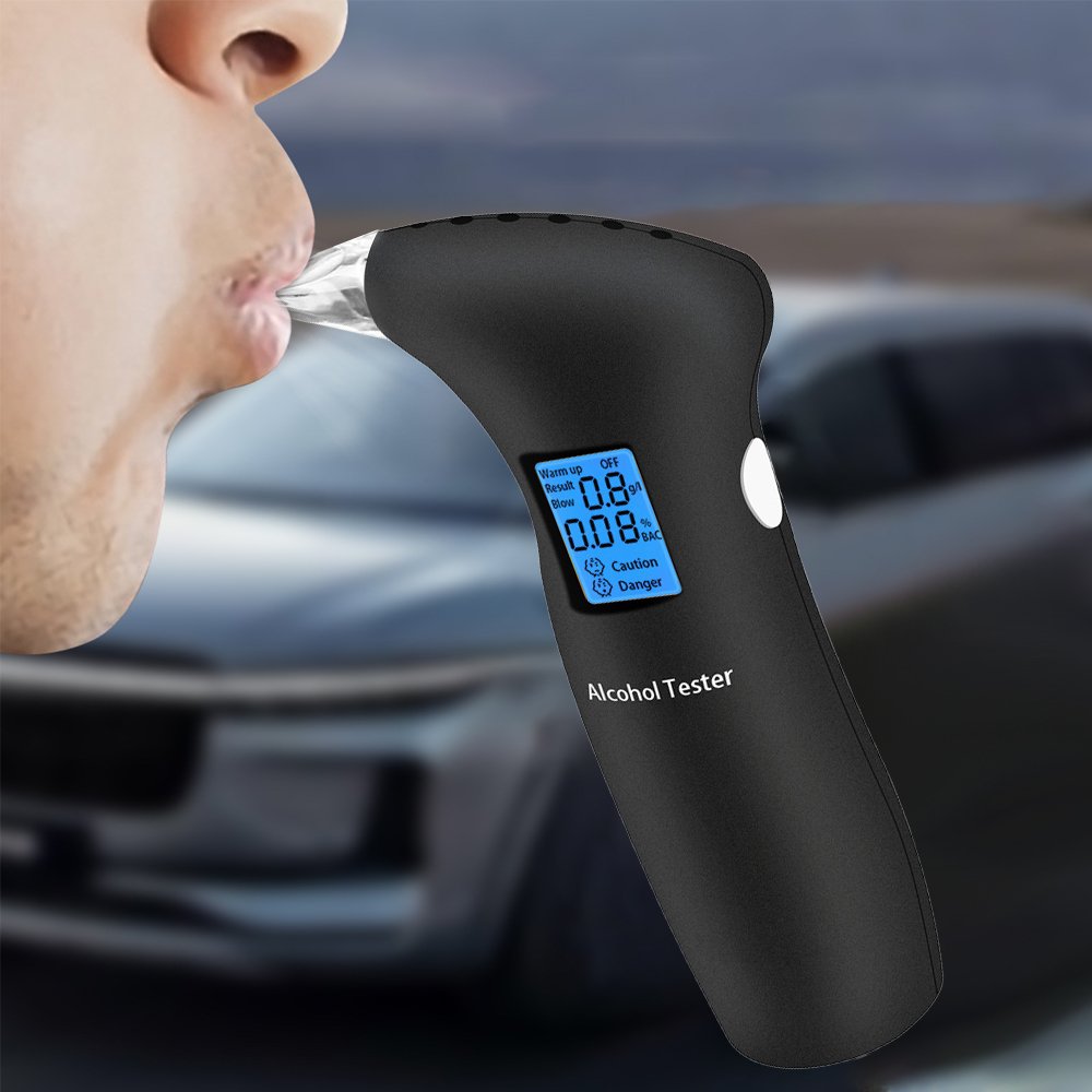 Hot Sale High Quality Direct Sales Digital Portable Professional Breathalyzer Breath Digital Alcohol Tester for Driver