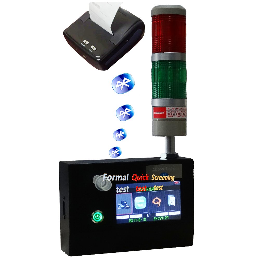 Best price of cheap Fuel Cell alcohol tester meter for sale printer option (built in or wireless)