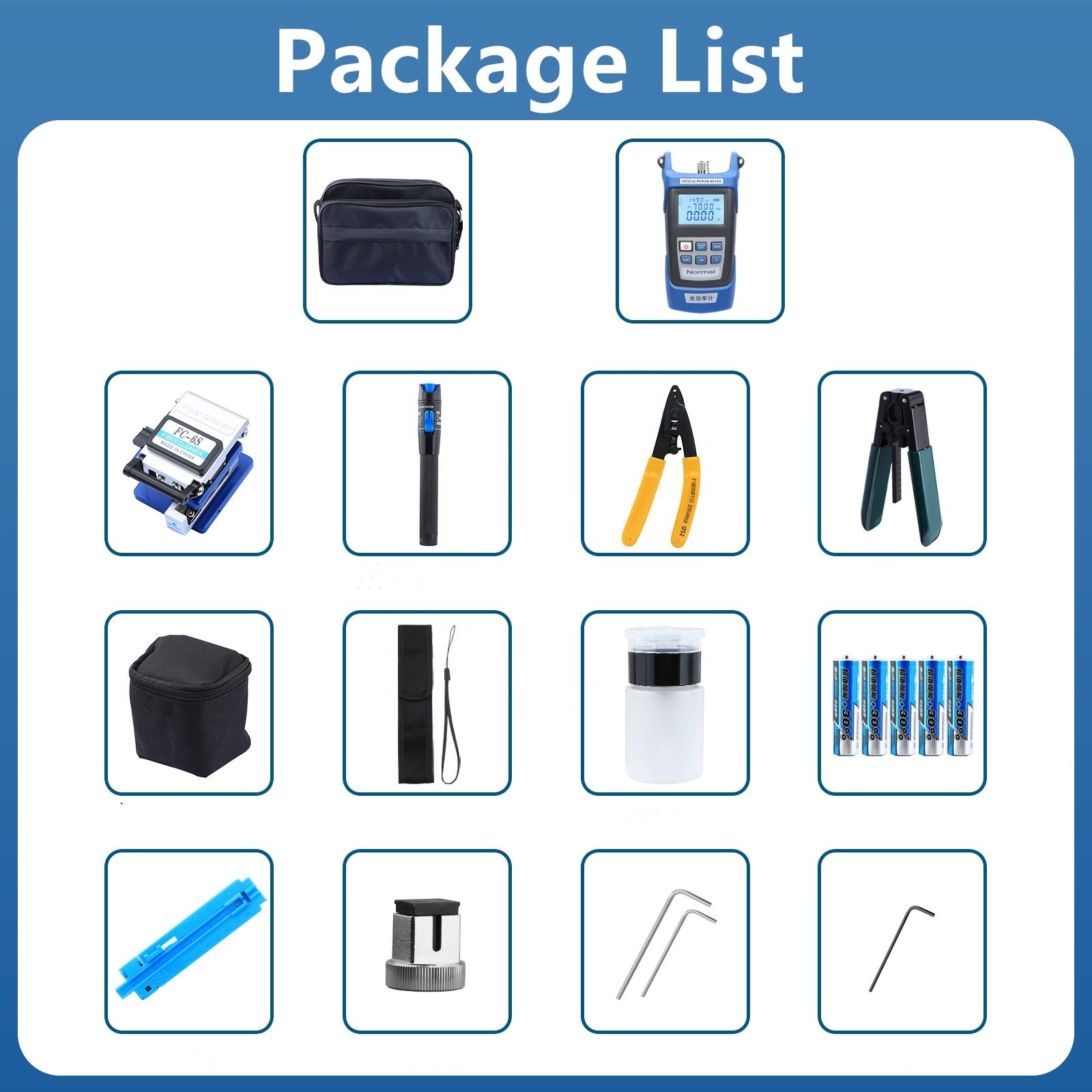 Ftth Tool Fiber Optic Fiber Optic Tools Kit Ftth Tool Kit