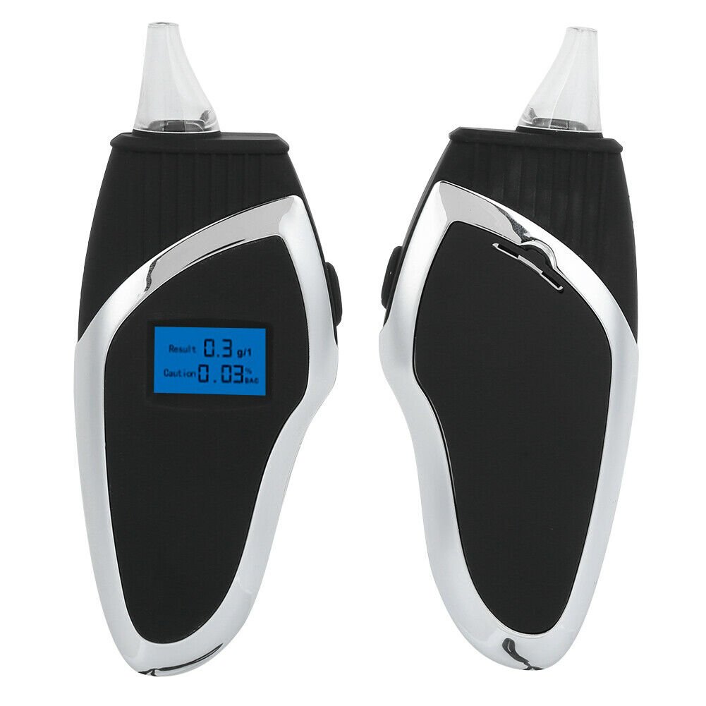Portable mini digital alcohol tester, air blowing alcohol tester for drunk driving test