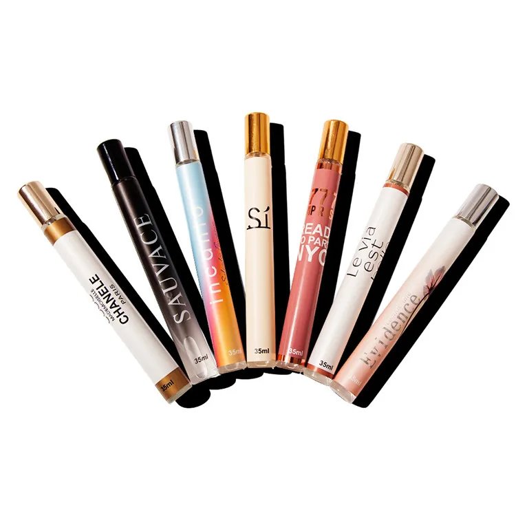 Hot selling portable woman pocket spray perfume branded tester perfume original 35ML