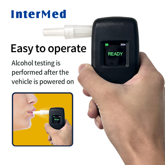 Wireless Breath Analyzer Alcohol Concentration Meter Checker Digital Breathalyzer Alcohol Tester