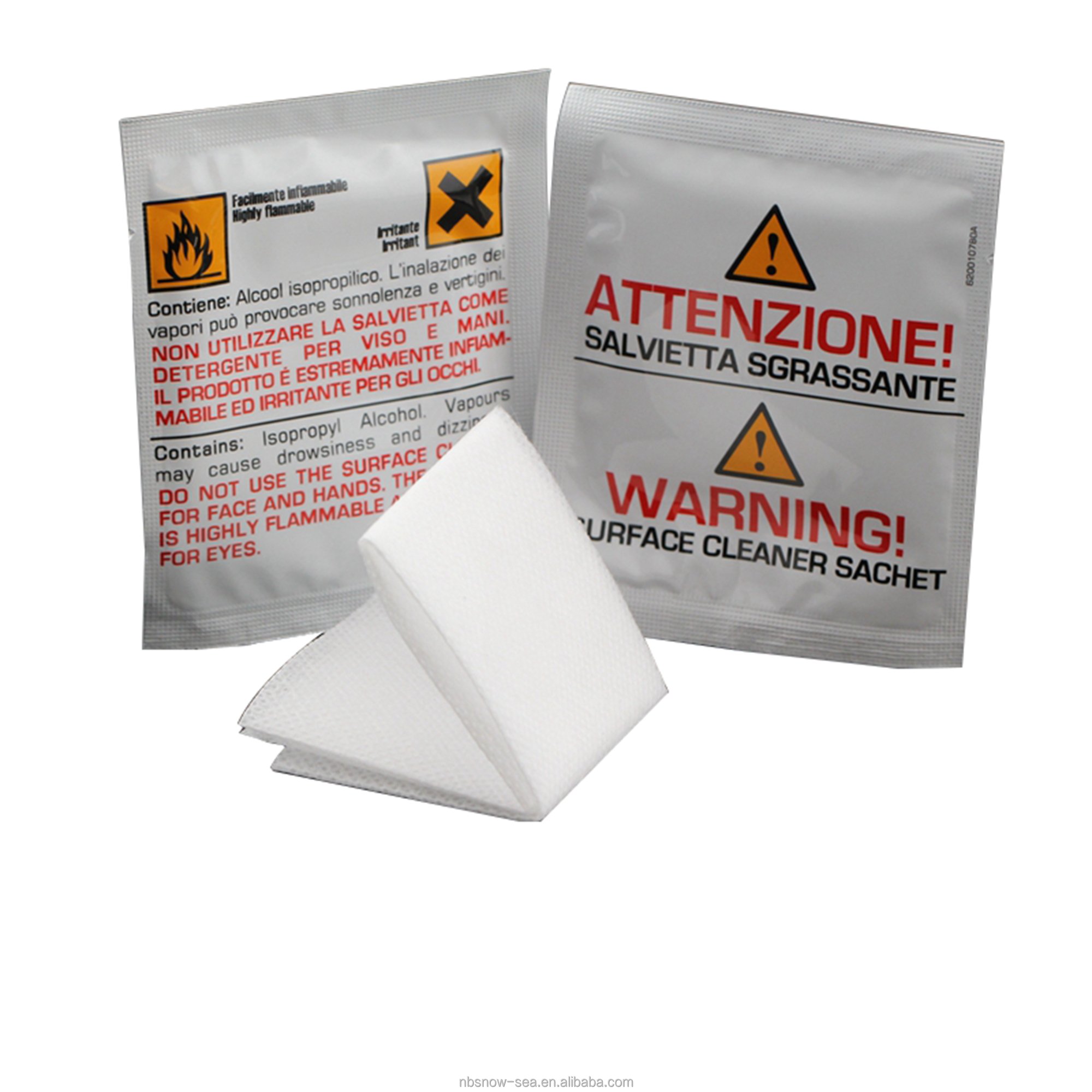 Fiber Optic Endface Alcohol Cleaning Paper