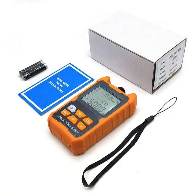 High Performance Fiber Optic Power Meter Mini Optical Power Meter Fiber Optic Cable Tester -70~+6dBm
