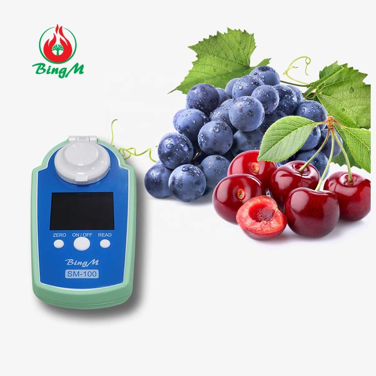 Handheld Digital Portable Brix Refractometer 0-35% Brix Meter for fruit wine alcohol tester