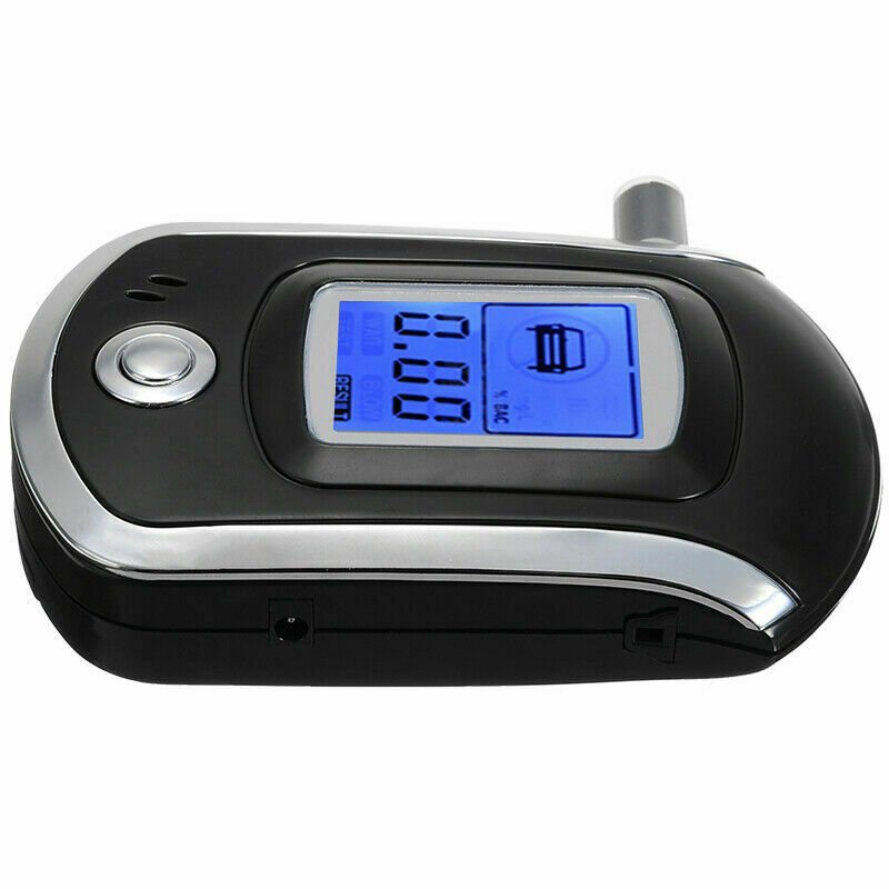 Digital Electronic Alcohol Meter Alcohol Tester with with Mouthpiece Breathalyer