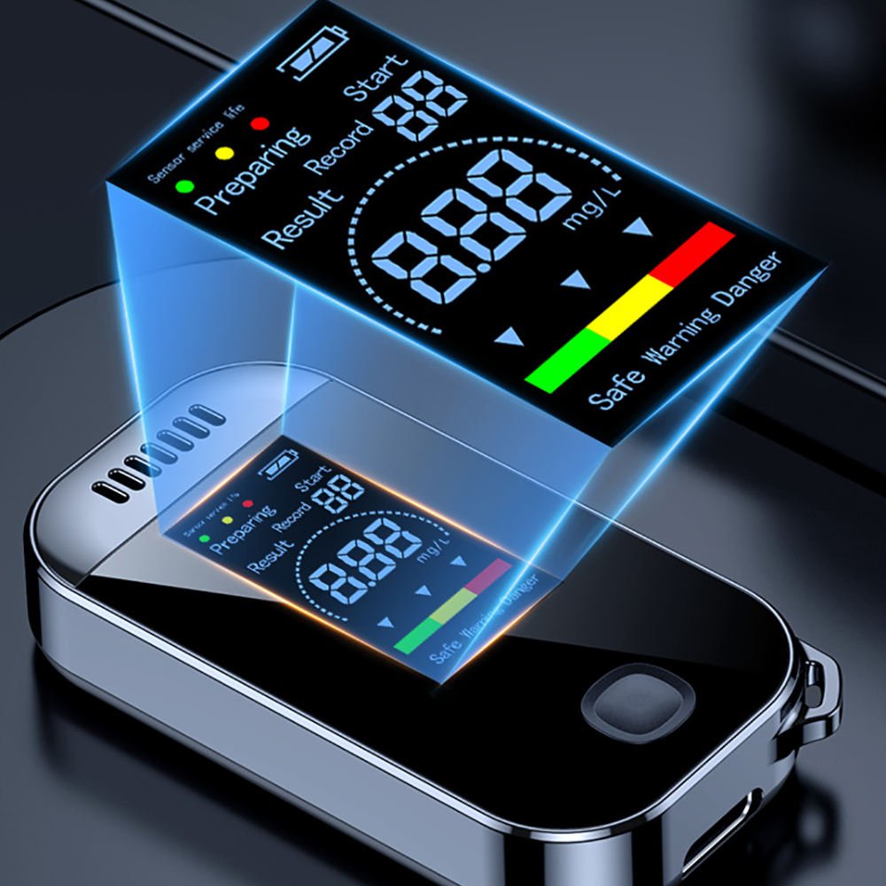 Digital Breath Tester New Model Alcohol Breathalyzer Portable Breath Alcohol Tester Detector Breathalyzer
