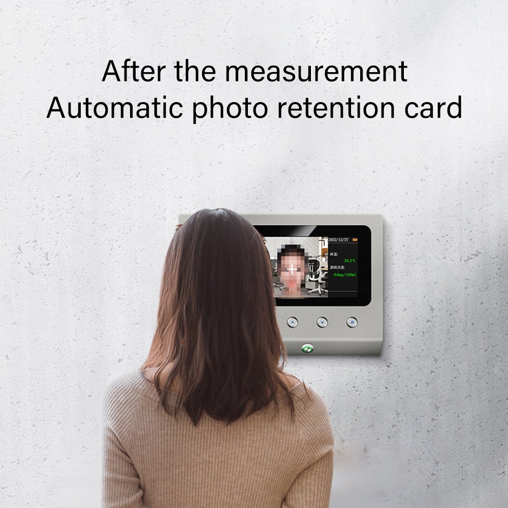 5-inch display screen alcohol tester accepts the production of logo boot screen Electrochemical sensor pre-job alcohol tester