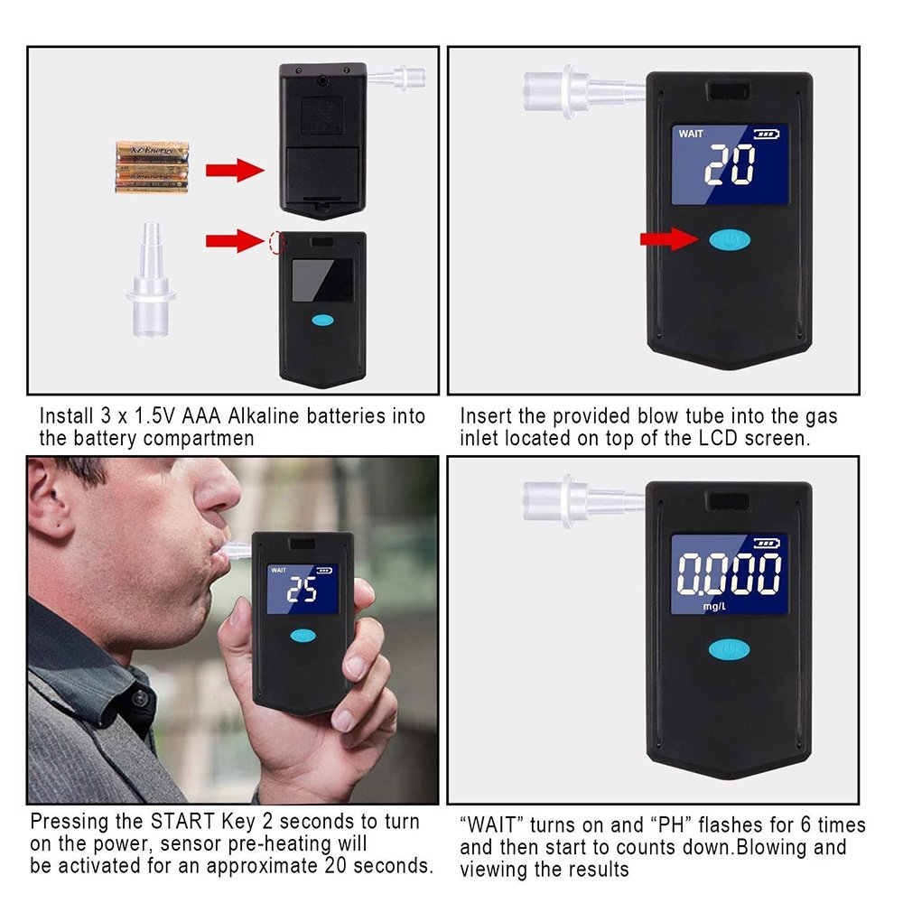 Factory direct best sale breathalyzer made in China