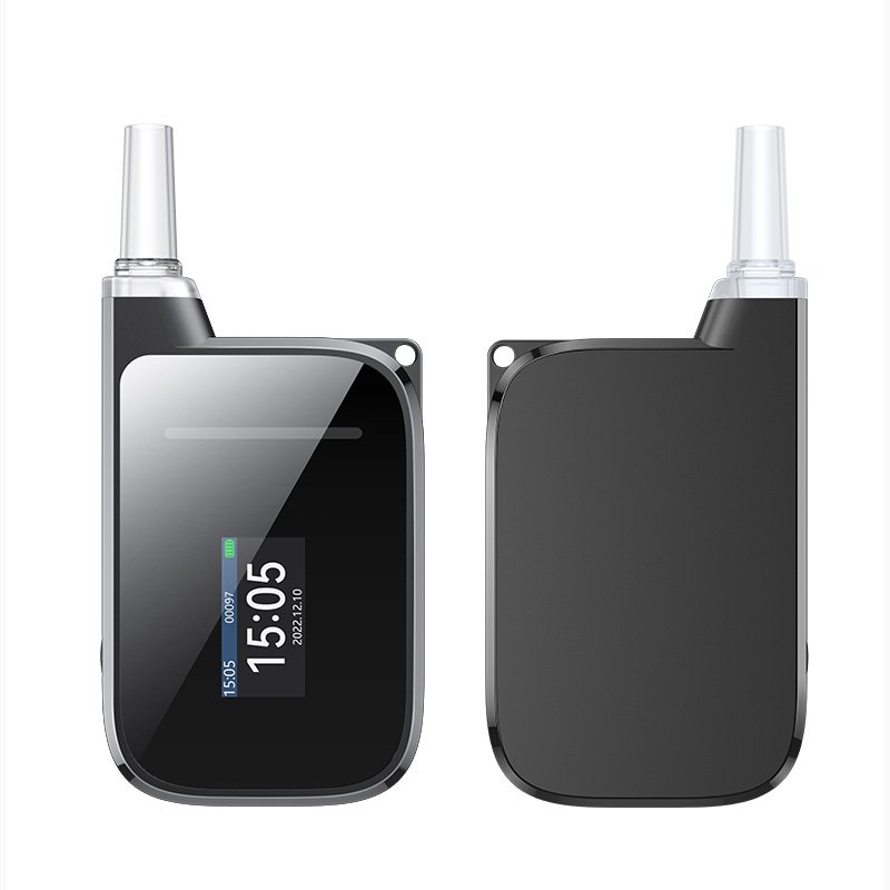 Best-selling keychain Beautiful appearance Breath tester breathalyzer lcd digital Alcohol tester Breathalyzer Mr. black H2