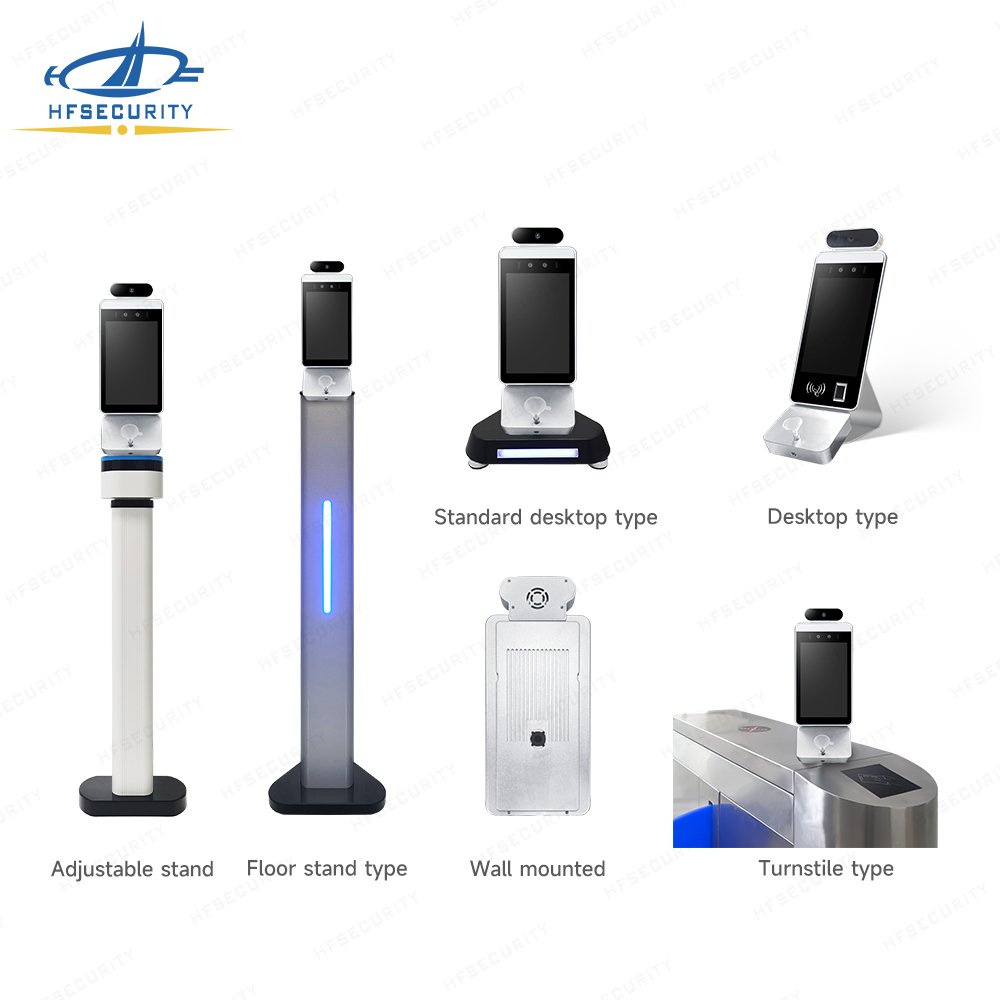 HFSecurity RA08T-A Face Temperature Detection Coin Operated Breathalyzer Alcohol Tester Face Recognition Temperature Detection