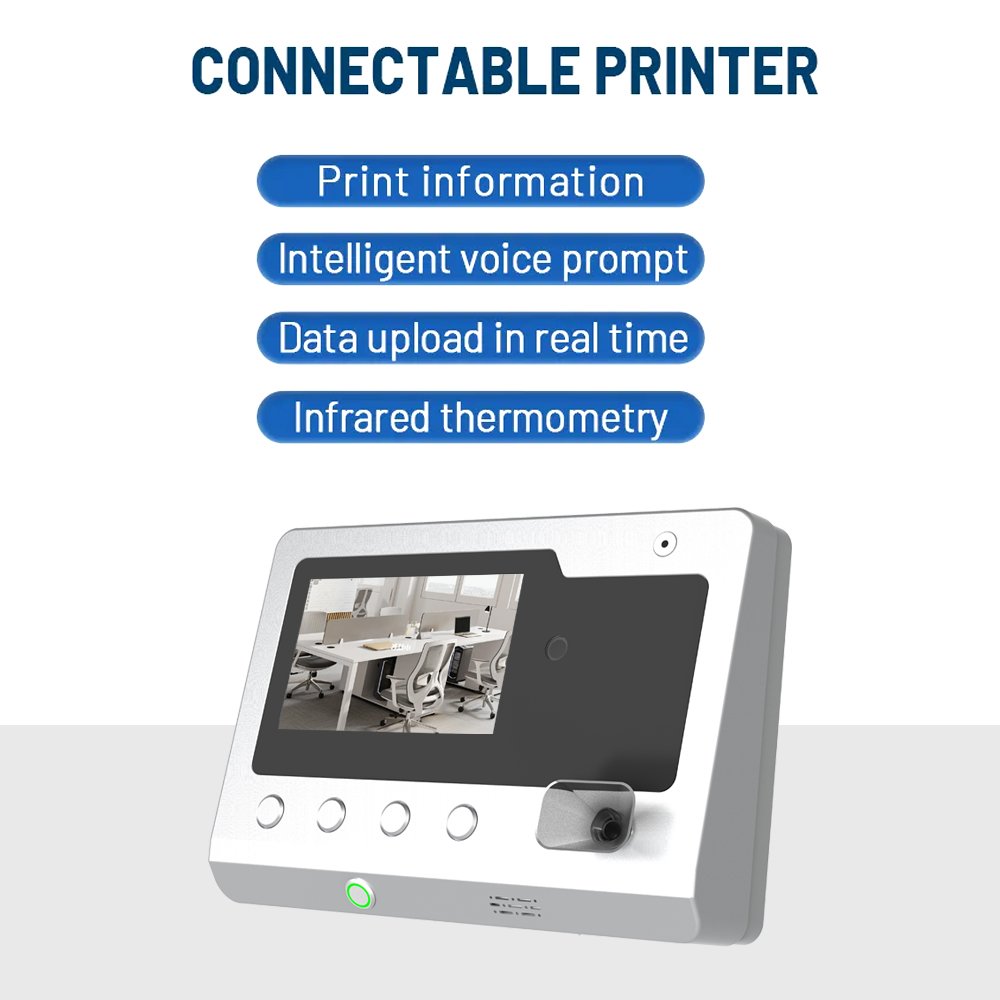 Customizable Language Breath Test Advanced Electrochemical Sensor Rapid Detection Results Alcohol Tester with 5-inch Screen