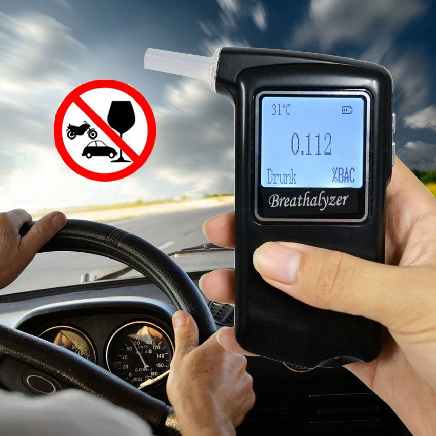 High Quality Inhalation fuel cell sensor breath analyzer personal breathalyzer alcohol tester keychain