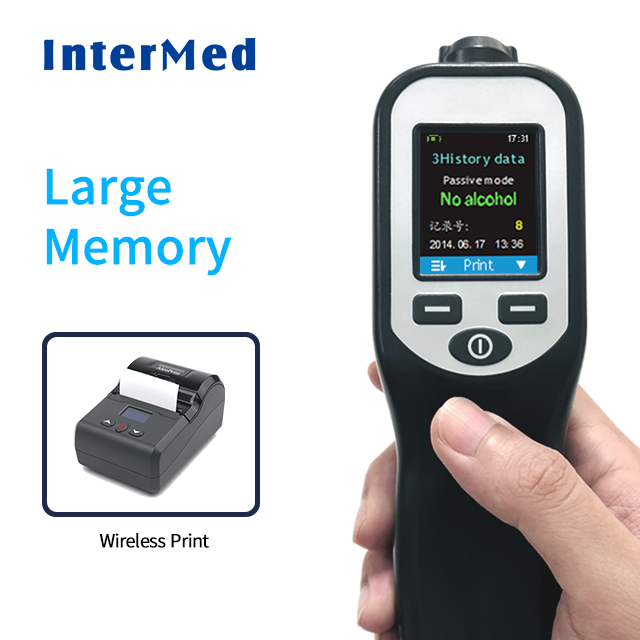 Factory Professional Handheld Portable Fuel Cell Sensor Brand Alcostop Fast Alcohol Breathalyzer Alcohol Tester