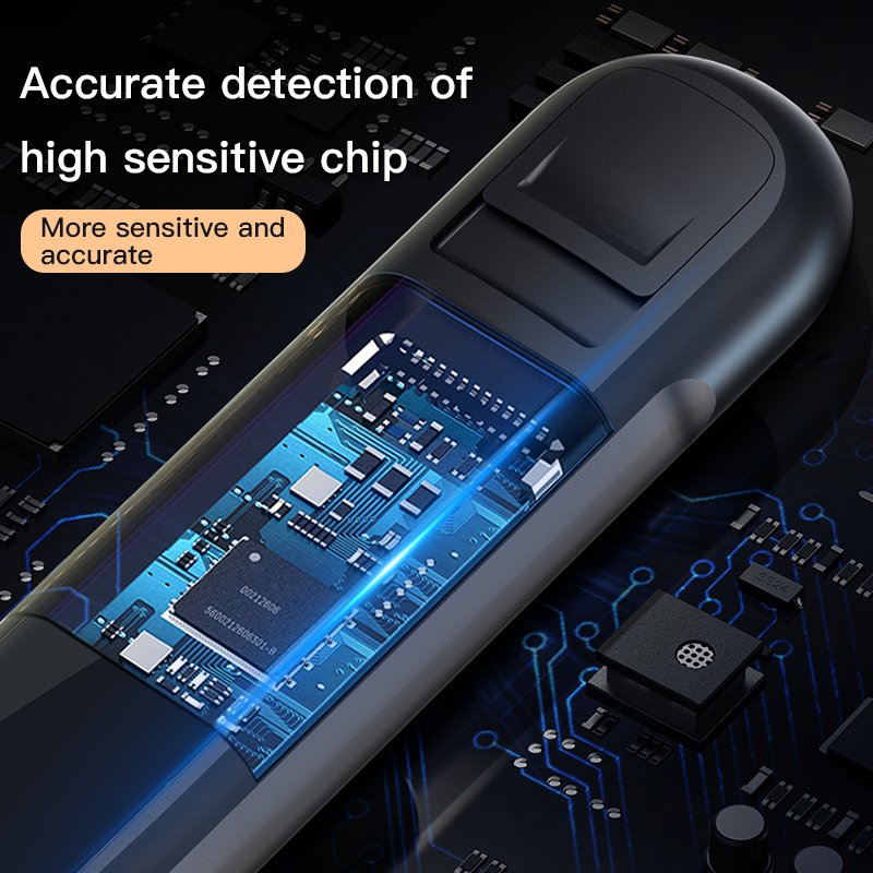 High Accuracy Fuel Cell Type Blow Alcohol Tester Quick Digital Breathalyzer Detector Breath Alcohol Tester