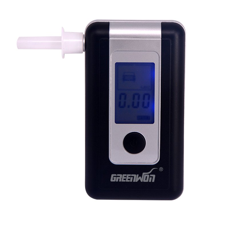 Driver safety digital alcohol tester breathalyzer lock box