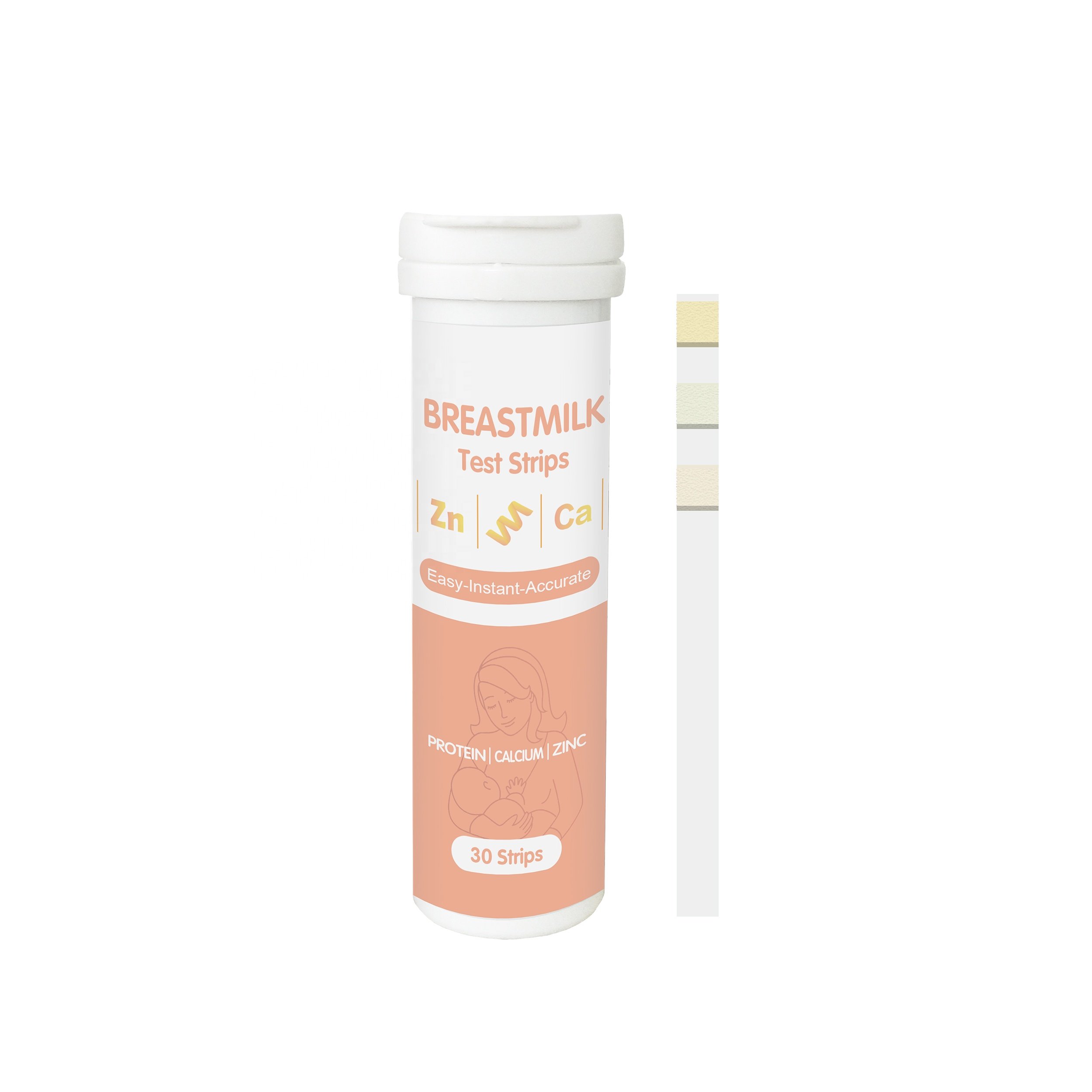 Wholesale Manufacturer Breastmilk Nutrition Test Strips Ca Zn Protein Tester Paper For Nursing Mothers