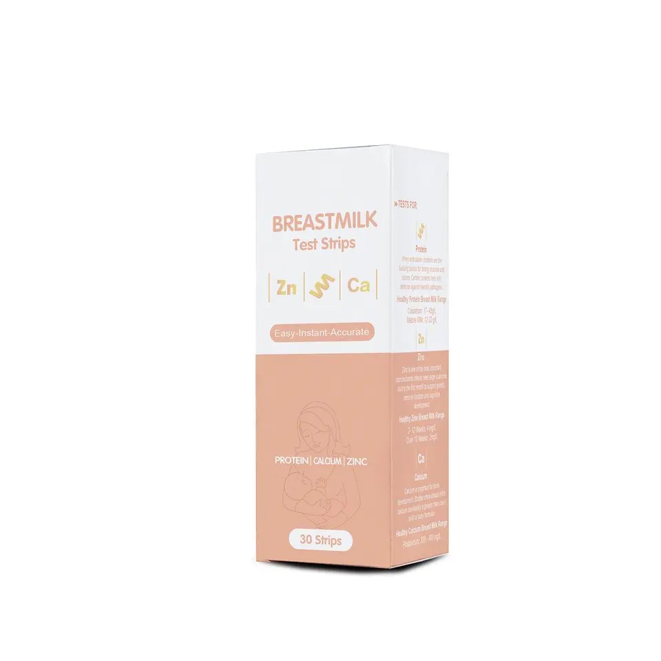 Wholesale Manufacturer Breastmilk Nutrition Test Strips Ca Zn Protein Tester Paper For Nursing Mothers