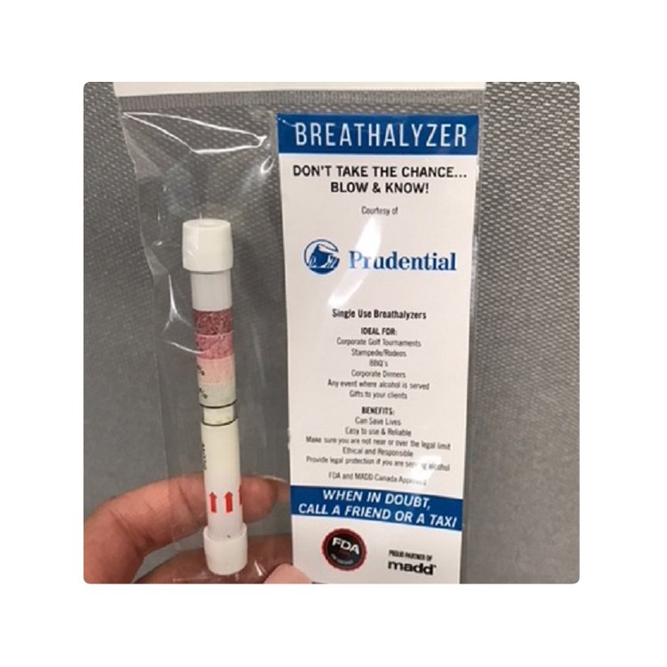 Canada Supplier of Highest-Gra Single Use Disposable Breathalyzer / Breath Alcohol Tester at Best Competitive Price