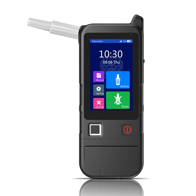 OEM ODM Driver Safety Blowing Alcohol Detector Professional Car Digital Alcohol Tester Built-in Printer with Infrared Camera