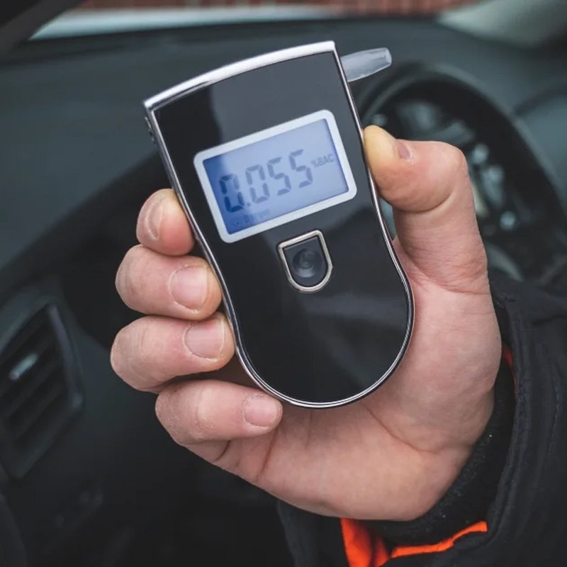 High Sensitivity Battery Powered Alcohol Checker Detector Portable Lcd Digital Breath Alcohol Tester Breathalyzer