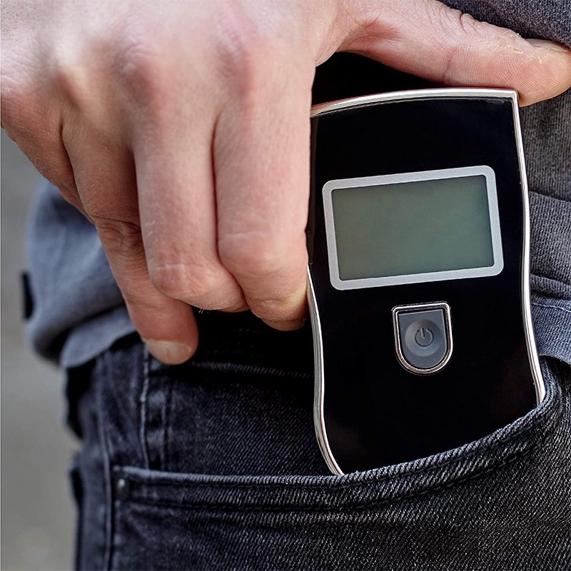 High Sensitivity Battery Powered Alcohol Checker Detector Portable Lcd Digital Breath Alcohol Tester Breathalyzer