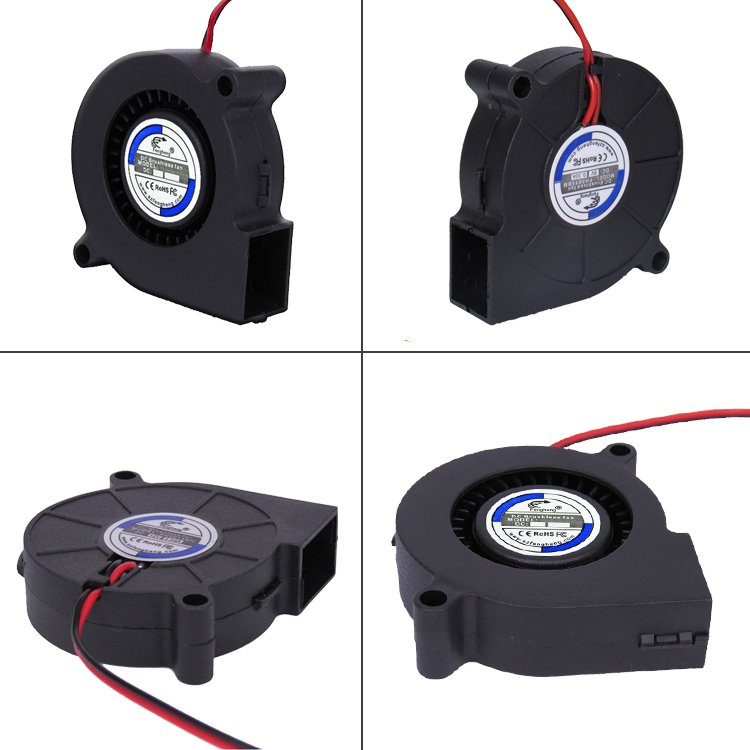 Hight Quality Low Noise CE Electric Blower Fan 50mm 50x50x15mm 12v24v Air Blower