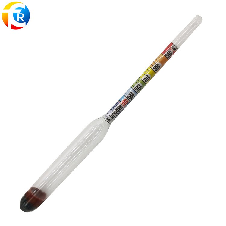 Alcohol Hydrometer Alcoholmeter Alcohol Level Indicator Meter 0 - 96% Hydrometer Spirit Level Tester