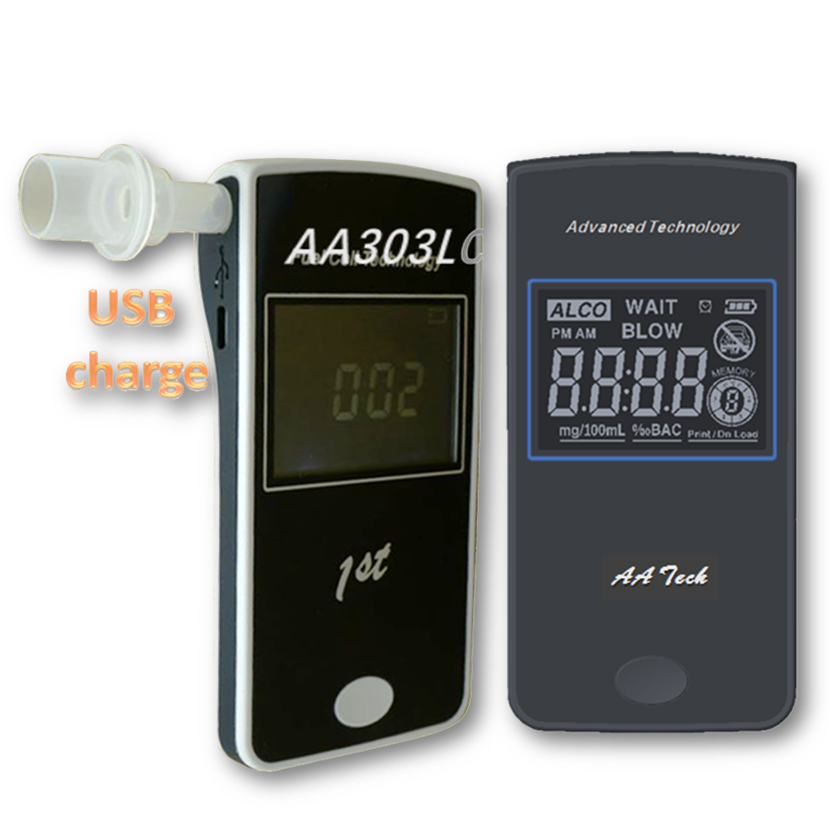 China manufacturer alcohol tester breathalyzer with good quality slim and rigit Drivaid