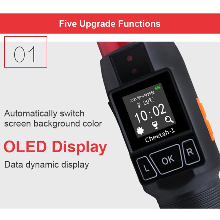 Alcohol Detector High Precision Led Personal Breathalyzer Alcohol Content Tester With Lights