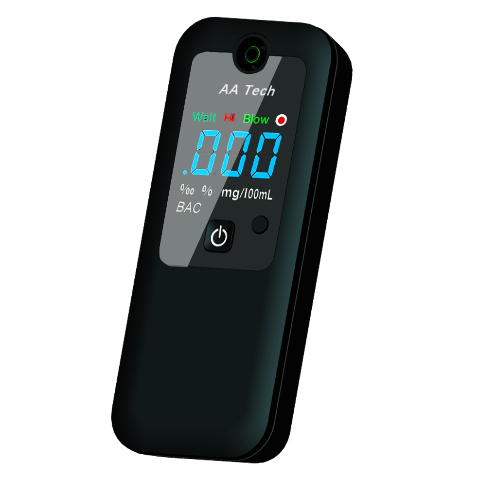 AAT088 alcohol tester with rechargeable battery with memories Drivaid