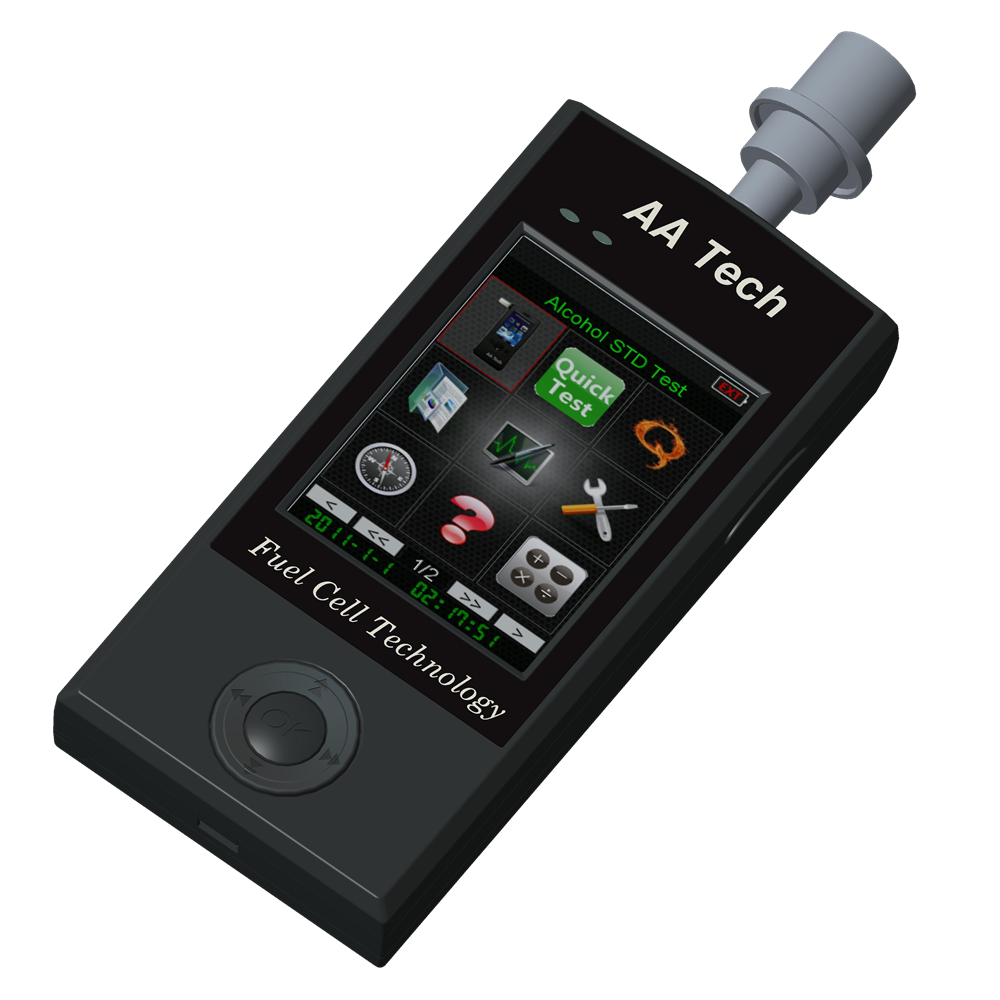 2.8" touch panel with camera option and print Efficient alcohol tester for drive safety