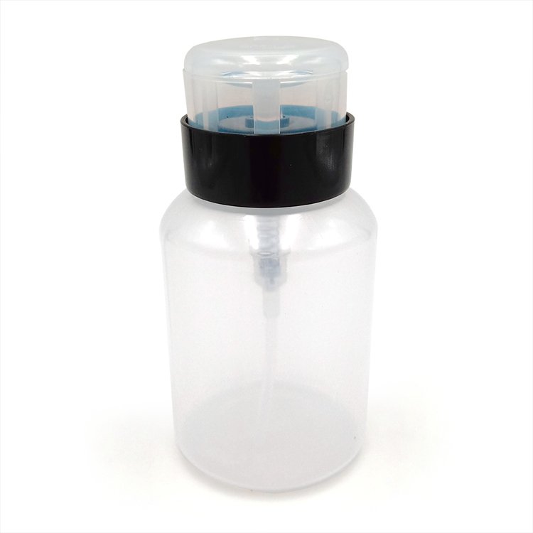 FTTH Fiber Optic Cleaning Tool Rotary Locked Plastic Alcohol Bottle Holder Empty 210ml Plastic Bottle for Liquid Alcohol