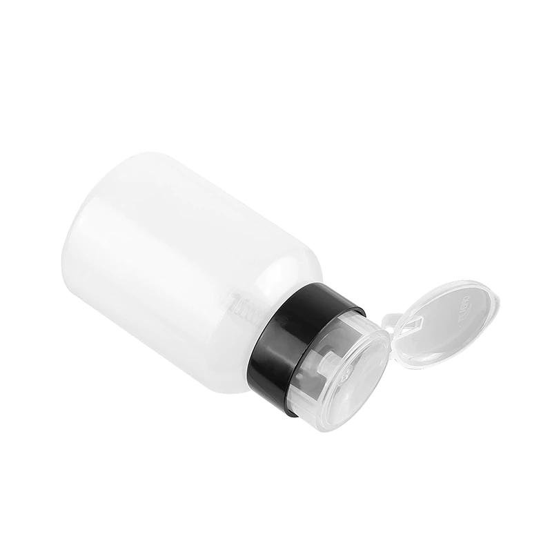 FTTH Fiber Optic Cleaning Tool Rotary Locked Plastic Alcohol Bottle Holder Empty 210ml Plastic Bottle for Liquid Alcohol