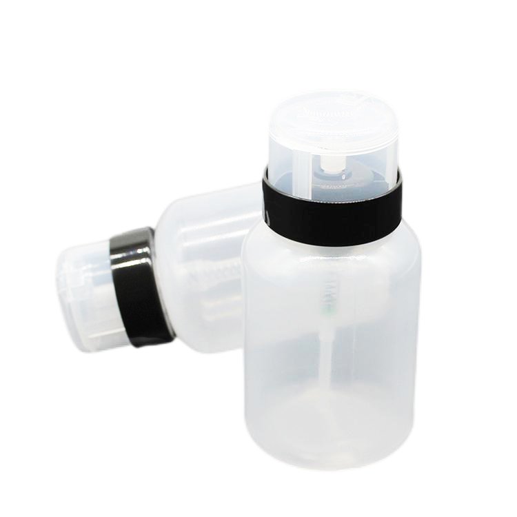 FTTH Fiber Optic Cleaning Tool Rotary Locked Plastic Alcohol Bottle Holder Empty 210ml Plastic Bottle for Liquid Alcohol