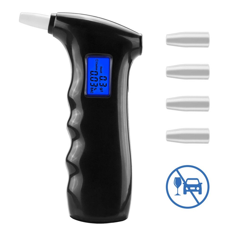 GREENWON Driving safety car accessories personal use alcohol tester digital breathalyzer with blue display