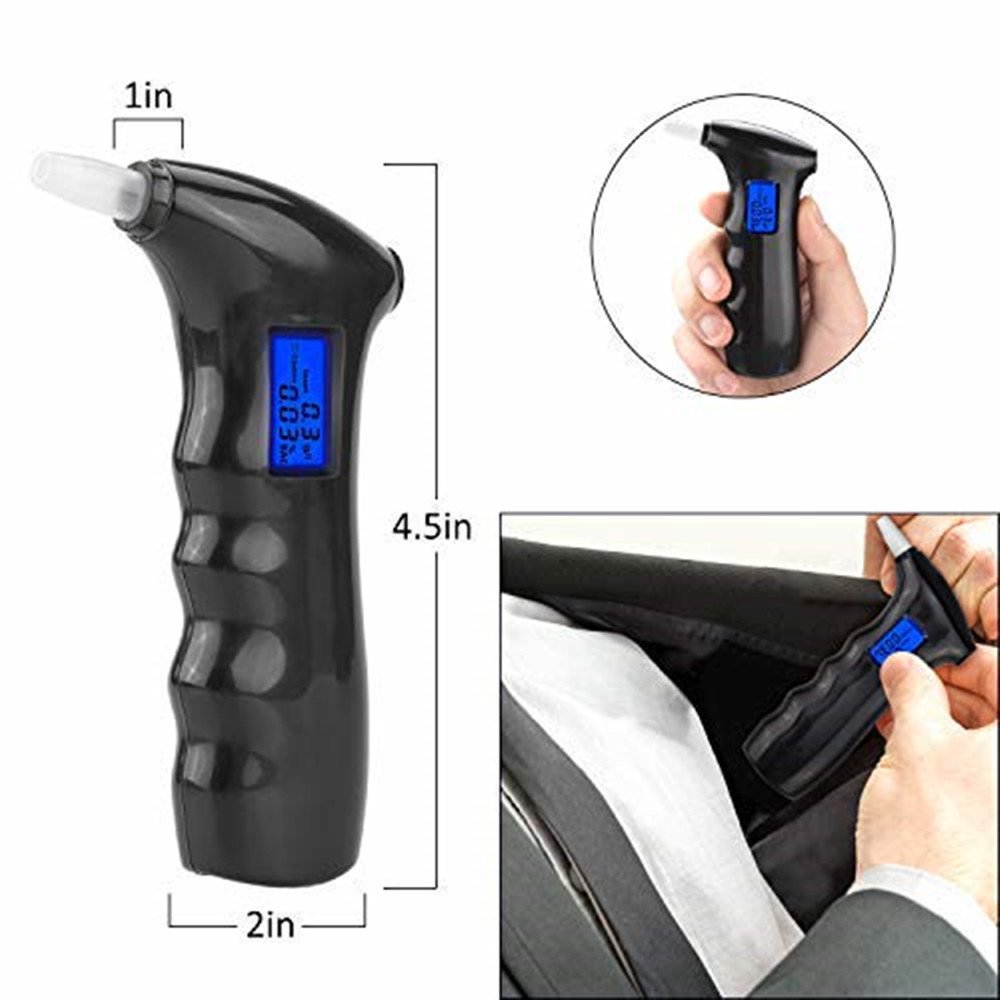 GREENWON Driving safety car accessories personal use alcohol tester digital breathalyzer with blue display