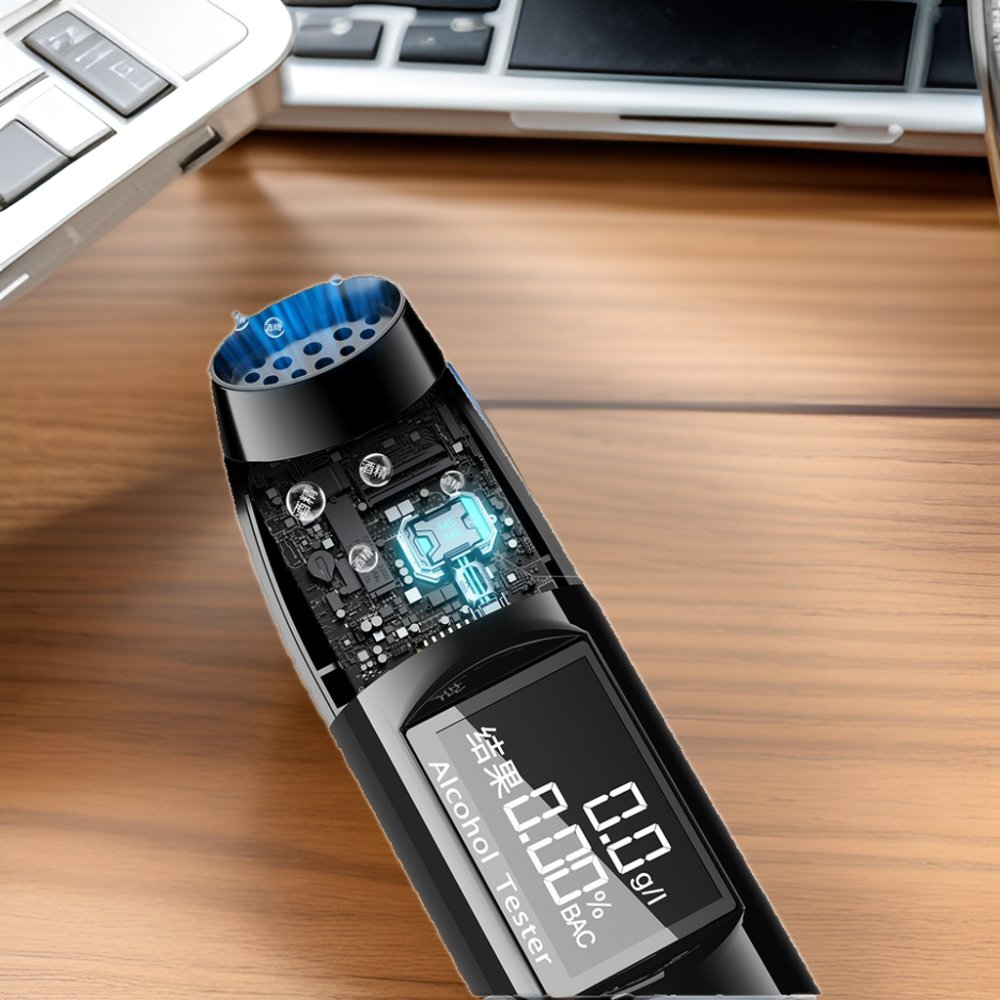 2023 High-Precision Portable Digital Breath Alcohol Tester Hot Sale High Quality Device