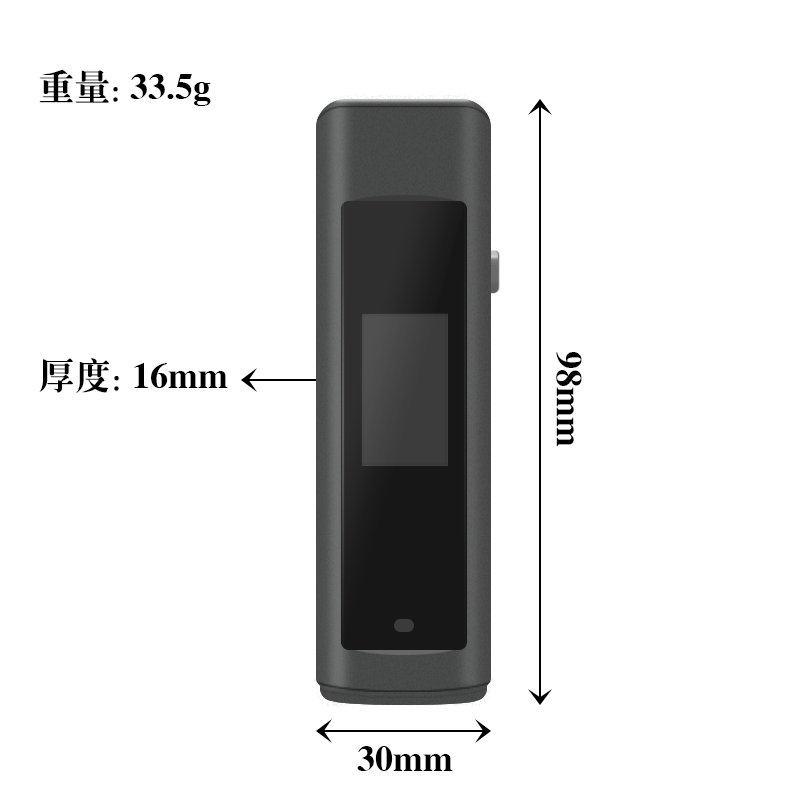 2022 NEWEST WIRELESS & APP Semi-conductor ANALYZER BAC% BREATHALYZER ALCOHOL TESTER AT-007B