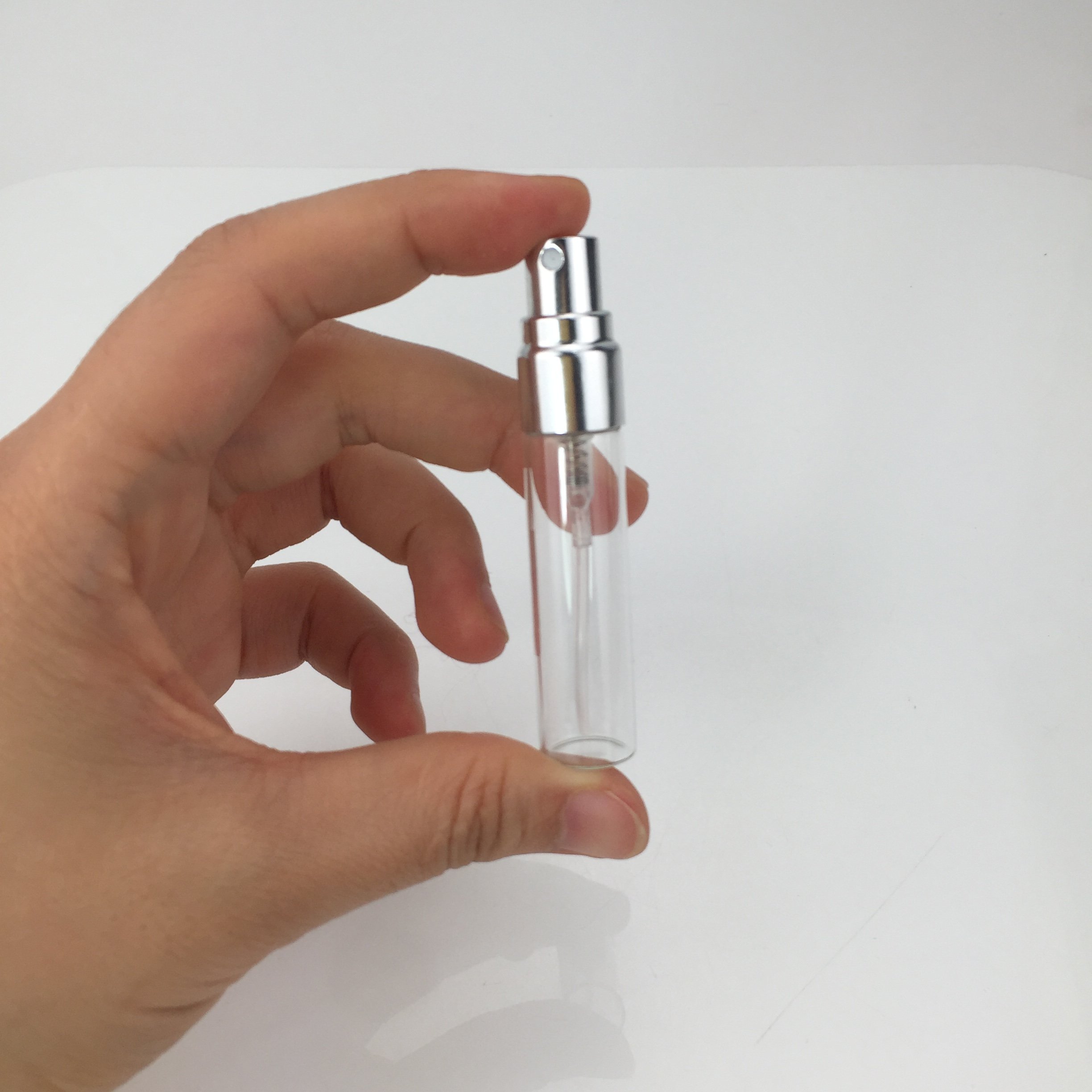 2ml 3ml 5ml Luxury Gold Silver Black Perfume Sample Spray Bottle 10ml Fragrance Cologne Glass Mist Spray Bottle For Parfum