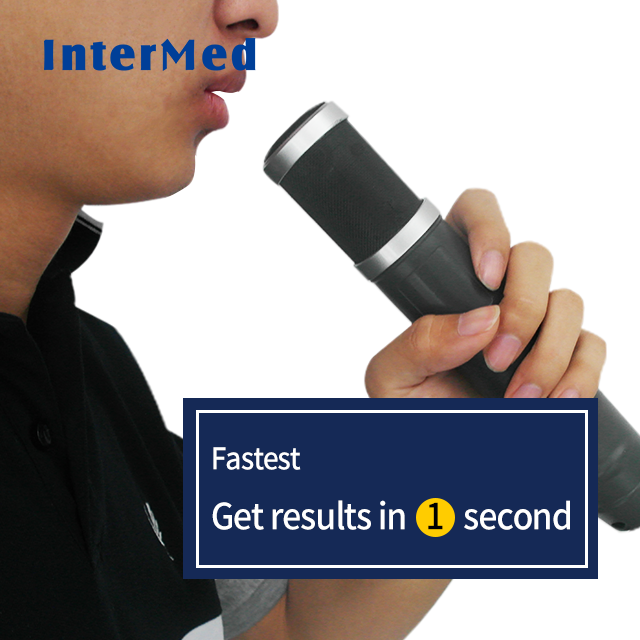 Manufacturer OEM Alcohol Meter Tester LCD Digital Rapid Scanning Type Breath Alcohol Breathalyzer