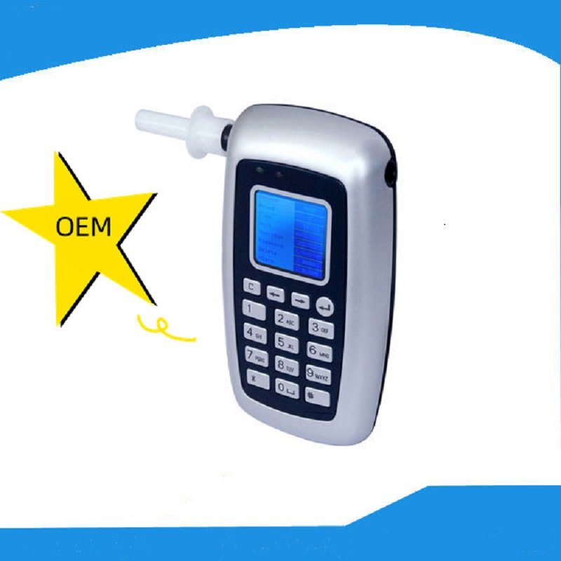 Fuel Cell Sensor Alcohol Tester Keyboard Operation Breathalyzer Bluetooth Alcohol Connection with Printer