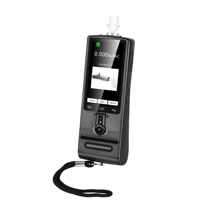 338-8 Law enforcement Breath Alcohol Tester Breathalyzer Alcohol Tester Alcohol Checker Electrochemical Fuelcell sensor printer