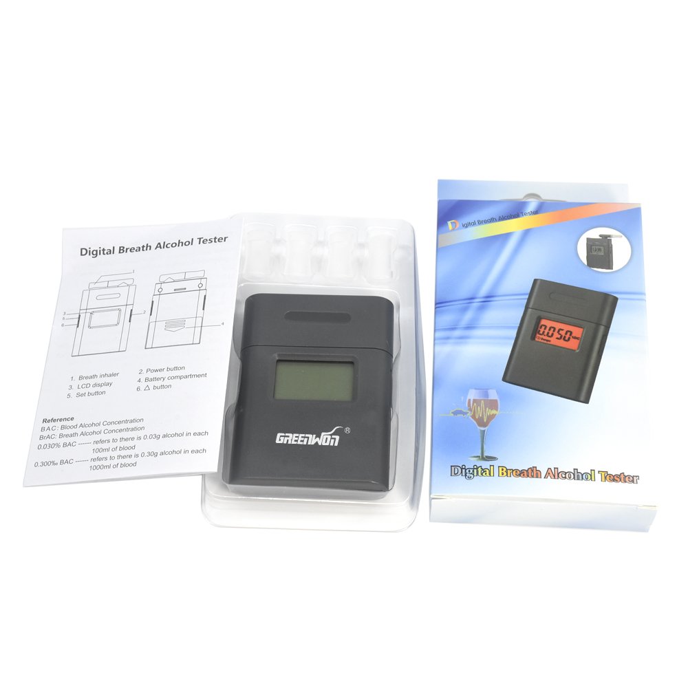 GREENWON Exhale can only be professional digital display alcohol sensor working