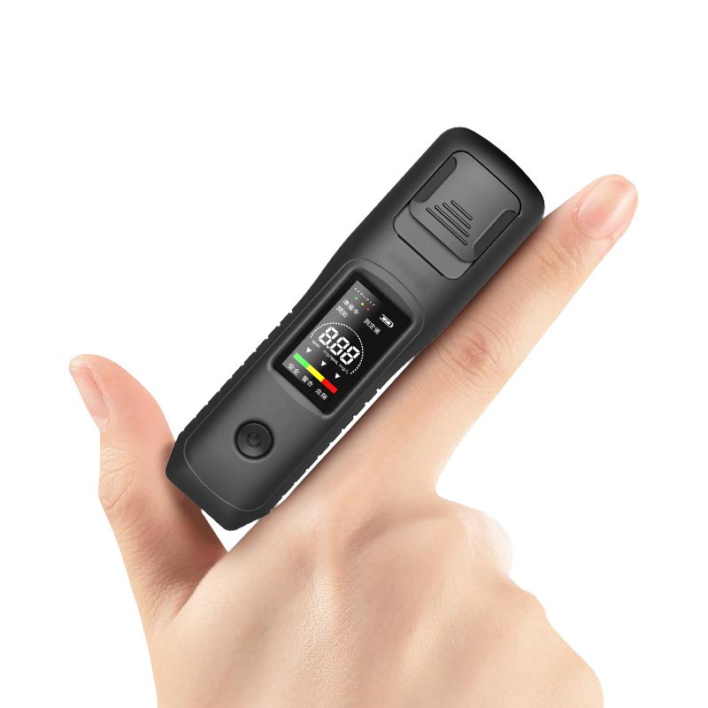 2024 JMS25 Rechargeable Portable Digital Non-Contact Breathalyzer Air Blowing Detector Alcohol Tester