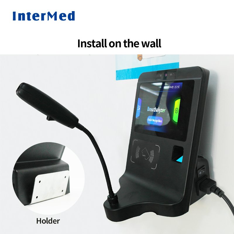 Alcohol Tester Lcd Display Highly Sensitive Work Place Attendance Breath Alcohol Tester