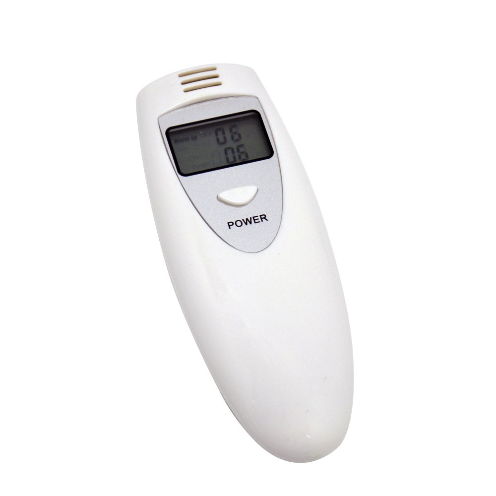 Digital Alcohol Tester Meter Car Safety Breathalyzer Breathing Meter with Keychain AT-6387