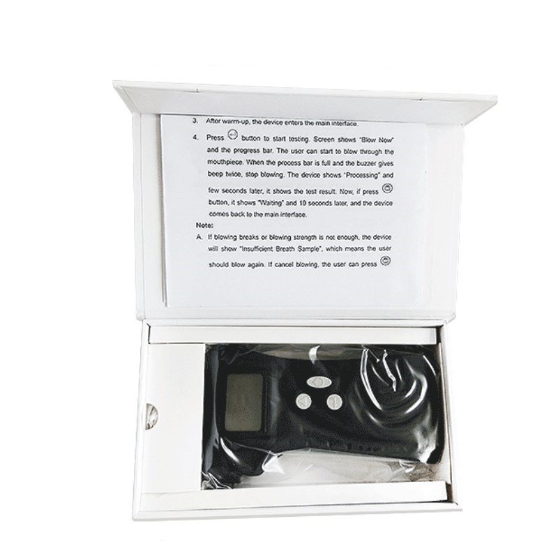 Contactless Portable Alcohol Tester High Accuracy and Reliance Fuel Cell Sensor Consumer Breathalyzer