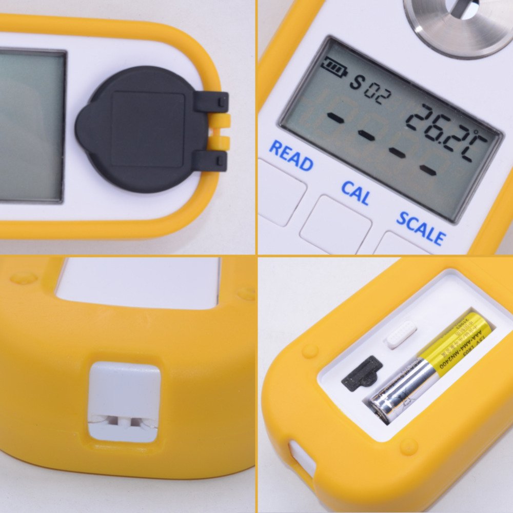 DR403 Alcohol Tester 0-73 Refractive Index 1.3330-1.4200 Beer Auto Replenishment Fast Digital Alcohol Refractometer